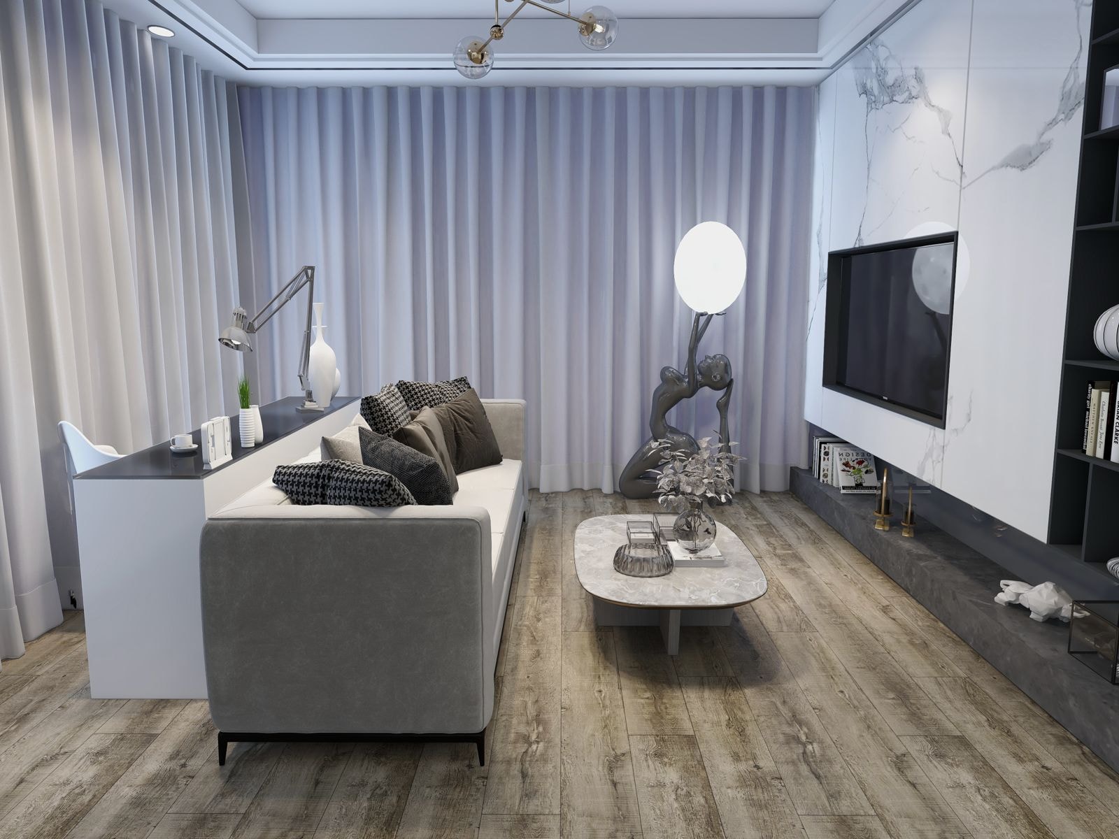 Cliflo luxury vinyl flooring — bedroom suite