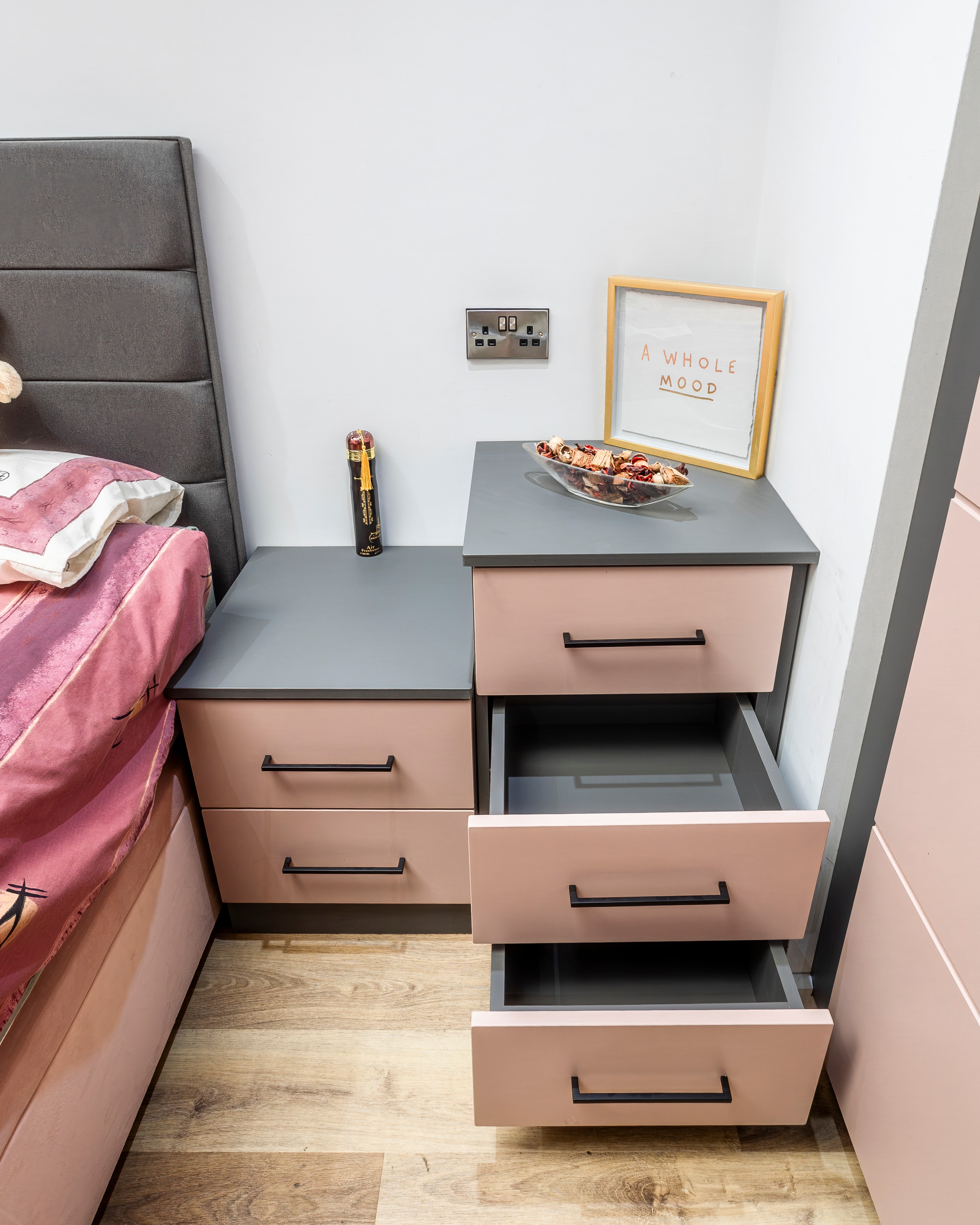 Pink bedroom